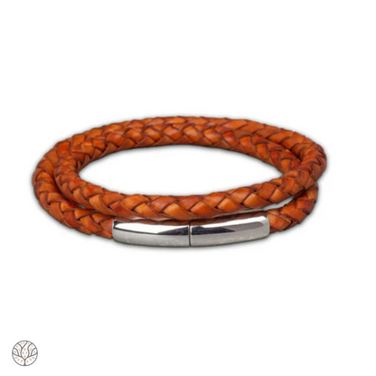 FPU 605 Embrace Armband aus geflochtenem Leder