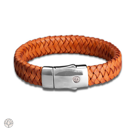 FPU 601 Embrace Armband Geflochtenes Leder