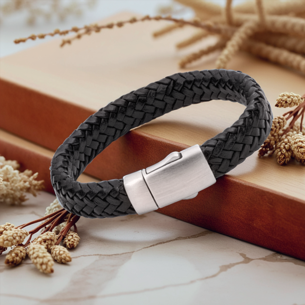 FPU 608 Embrace Armband aus geflochtenem Leder