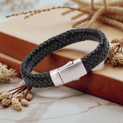 FPU 608 Embrace Armband aus geflochtenem Leder